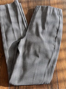 Rag & Bone women’s black/white patterned herringbone pants-size 2